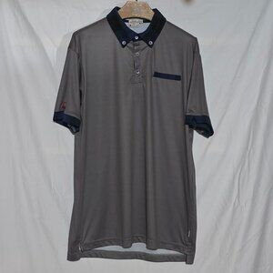iliac Golf Made in USA Polo - Gray  - Sz L*